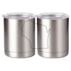 10 oz. Silver Stainless Steel Short Tumbler Thumbnail