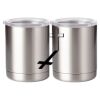 10 oz. Silver Stainless Steel Short Tumbler Thumbnail