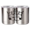 10 oz. Silver Stainless Steel Short Tumbler Thumbnail