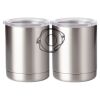 10 oz. Silver Stainless Steel Short Tumbler Thumbnail
