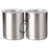10 oz. Silver Stainless Steel Short Tumbler Thumbnail
