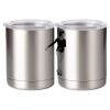 10 oz. Silver Stainless Steel Short Tumbler Thumbnail