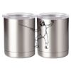 10 oz. Silver Stainless Steel Short Tumbler Thumbnail