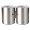 10 oz. Silver Stainless Steel Short Tumbler Thumbnail