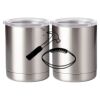 10 oz. Silver Stainless Steel Short Tumbler Thumbnail