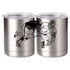 10 oz. Silver Stainless Steel Short Tumbler Thumbnail