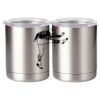 10 oz. Silver Stainless Steel Short Tumbler Thumbnail