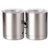10 oz. Silver Stainless Steel Short Tumbler Thumbnail