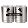 10 oz. Silver Stainless Steel Short Tumbler Thumbnail