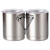 10 oz. Silver Stainless Steel Short Tumbler Thumbnail