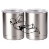 10 oz. Silver Stainless Steel Short Tumbler Thumbnail