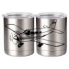 10 oz. Silver Stainless Steel Short Tumbler Thumbnail
