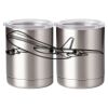 10 oz. Silver Stainless Steel Short Tumbler Thumbnail