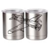10 oz. Silver Stainless Steel Short Tumbler Thumbnail