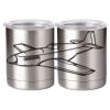 10 oz. Silver Stainless Steel Short Tumbler Thumbnail