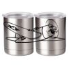 10 oz. Silver Stainless Steel Short Tumbler Thumbnail