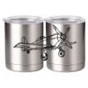 10 oz. Silver Stainless Steel Short Tumbler Thumbnail