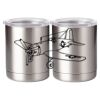 10 oz. Silver Stainless Steel Short Tumbler Thumbnail