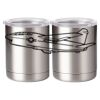 10 oz. Silver Stainless Steel Short Tumbler Thumbnail