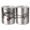 10 oz. Silver Stainless Steel Short Tumbler Thumbnail