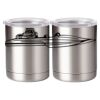 10 oz. Silver Stainless Steel Short Tumbler Thumbnail