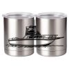 10 oz. Silver Stainless Steel Short Tumbler Thumbnail