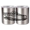 10 oz. Silver Stainless Steel Short Tumbler Thumbnail