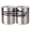 10 oz. Silver Stainless Steel Short Tumbler Thumbnail