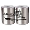 10 oz. Silver Stainless Steel Short Tumbler Thumbnail