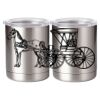 10 oz. Silver Stainless Steel Short Tumbler Thumbnail