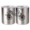 10 oz. Silver Stainless Steel Short Tumbler Thumbnail