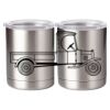 10 oz. Silver Stainless Steel Short Tumbler Thumbnail