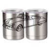 10 oz. Silver Stainless Steel Short Tumbler Thumbnail