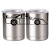 10 oz. Silver Stainless Steel Short Tumbler Thumbnail