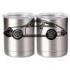 10 oz. Silver Stainless Steel Short Tumbler Thumbnail