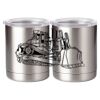 10 oz. Silver Stainless Steel Short Tumbler Thumbnail