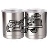 10 oz. Silver Stainless Steel Short Tumbler Thumbnail
