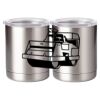 10 oz. Silver Stainless Steel Short Tumbler Thumbnail