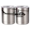 10 oz. Silver Stainless Steel Short Tumbler Thumbnail