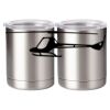 10 oz. Silver Stainless Steel Short Tumbler Thumbnail