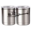 10 oz. Silver Stainless Steel Short Tumbler Thumbnail