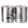 10 oz. Silver Stainless Steel Short Tumbler Thumbnail