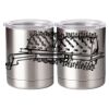 10 oz. Silver Stainless Steel Short Tumbler Thumbnail