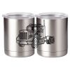10 oz. Silver Stainless Steel Short Tumbler Thumbnail
