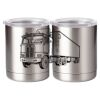 10 oz. Silver Stainless Steel Short Tumbler Thumbnail