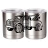10 oz. Silver Stainless Steel Short Tumbler Thumbnail