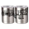 10 oz. Silver Stainless Steel Short Tumbler Thumbnail