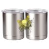 10 oz. Silver Stainless Steel Short Tumbler Thumbnail
