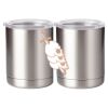 10 oz. Silver Stainless Steel Short Tumbler Thumbnail