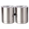 10 oz. Silver Stainless Steel Short Tumbler Thumbnail